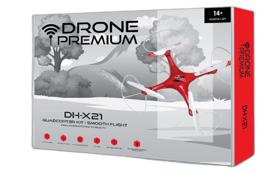 Drone kit for learning principles of aerodynamics
